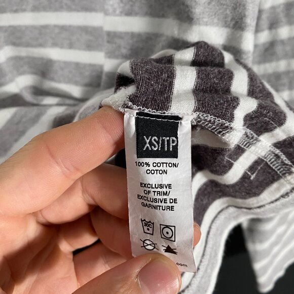 Reigning Champ Striped Cotton Long Sleeve Shirt Size XS - Picture 3 of 7